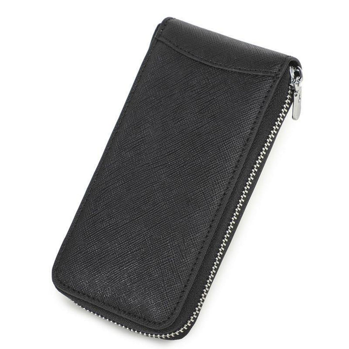 Reißverschlusstasche aus Leder für Handys Karnz