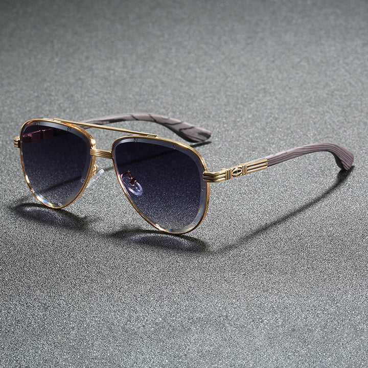 Damen modische Piloten-Sonnenbrille mit ergonomischem Design Karnz
