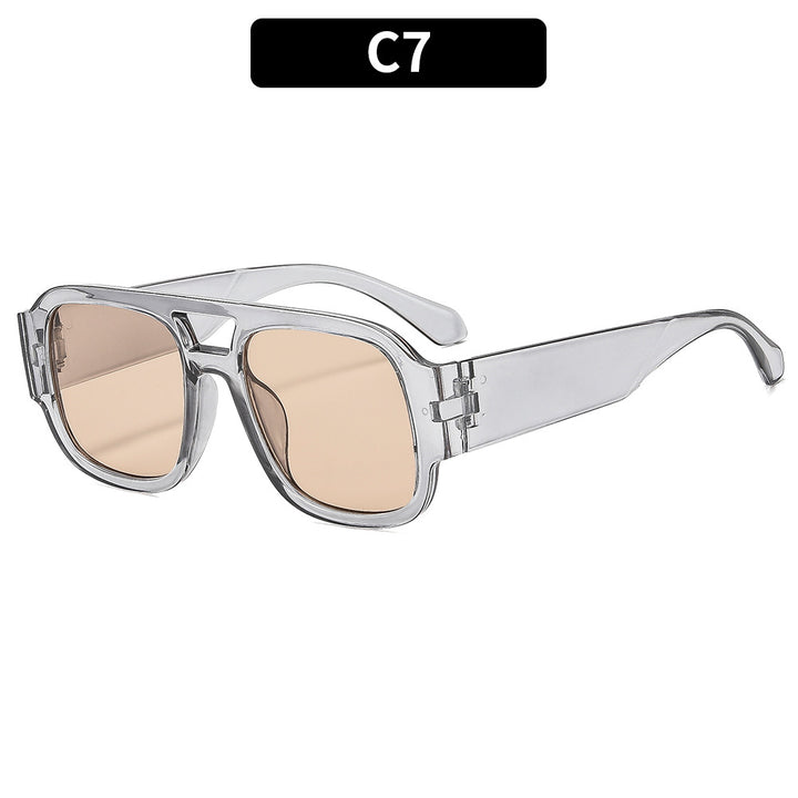 Futuristische geometrische quadratische Sonnenbrille