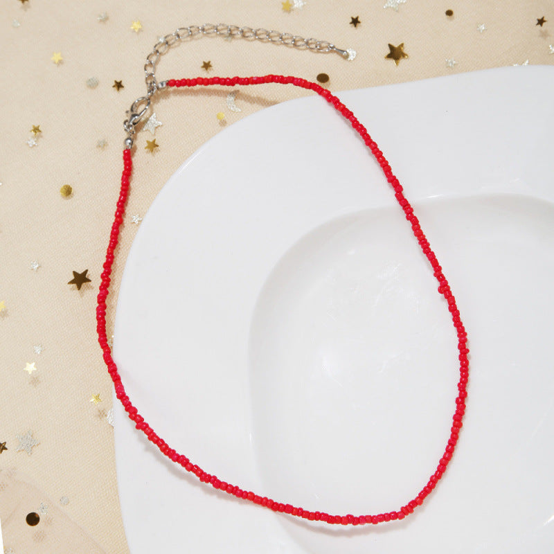 Handgefertigtes Perlen Choker Halsband Karnz