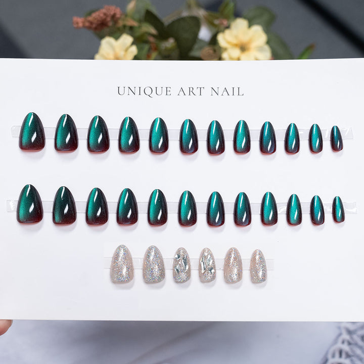 Hochglanz Press-On Nagelkunst