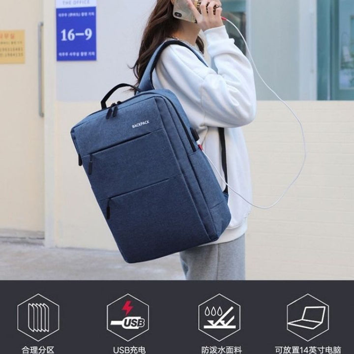 Multi-Compartment Laptop-Rucksack Karnz