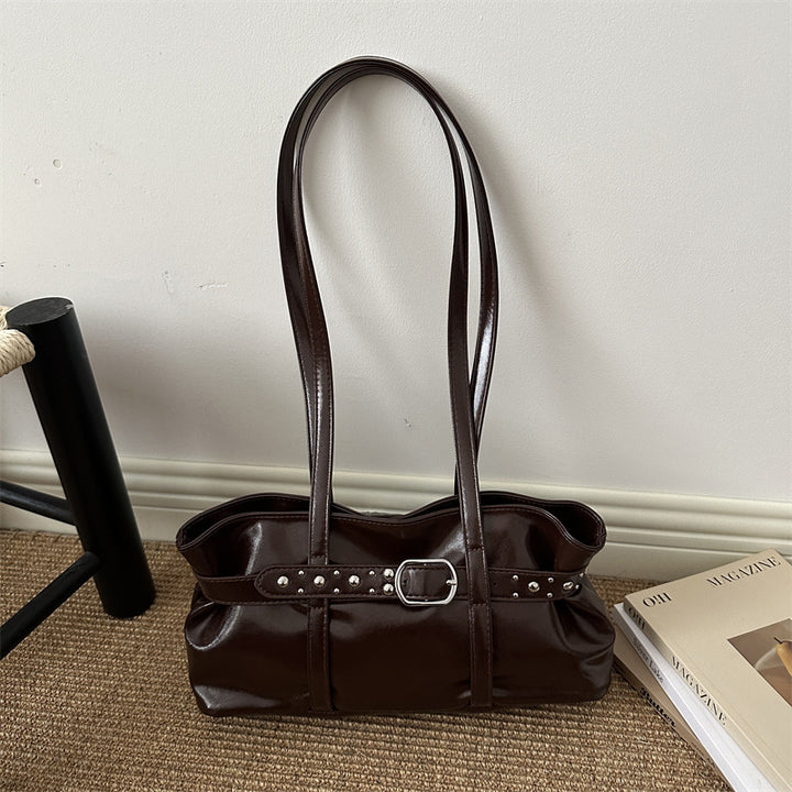 Elegante weiche Kunstleder-Handtasche