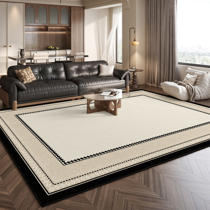 Eleganter Texturierter Bereichsteppich Karnz