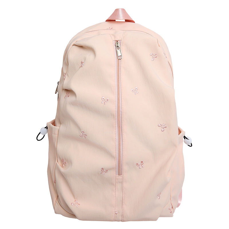 Bestickter Bogen-Design Rucksack Karnz