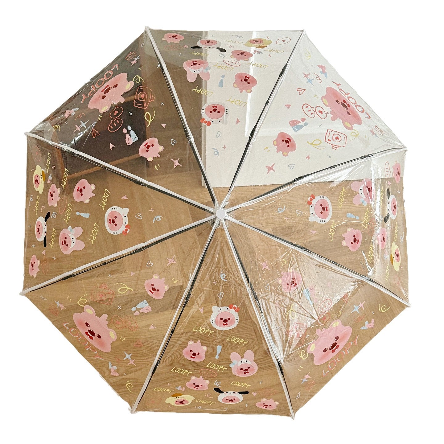 Damen Faltbarer Regenschirm mit niedlichen Tiermotiven Karnz