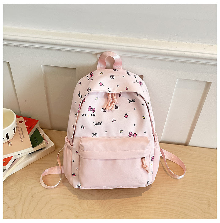 Niedlicher Alltagsrucksack mit Aufgestickten Schleifen Karnz