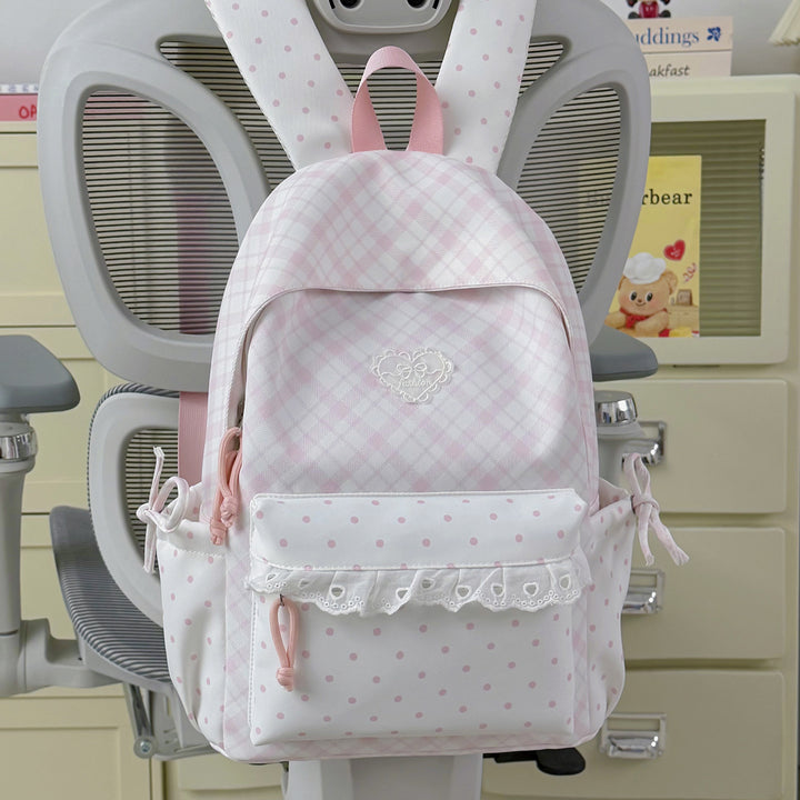 Verspielter Hasenohren-Design Rucksack Karnz