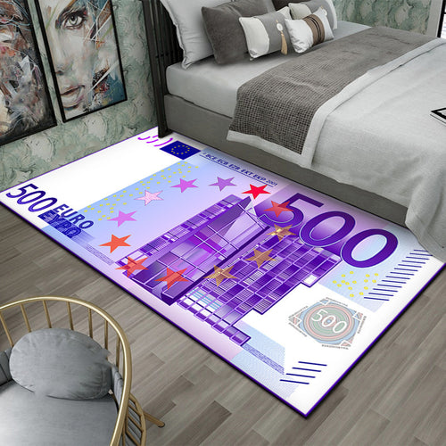 Dekorativer Euro-Banknoten-Teppich