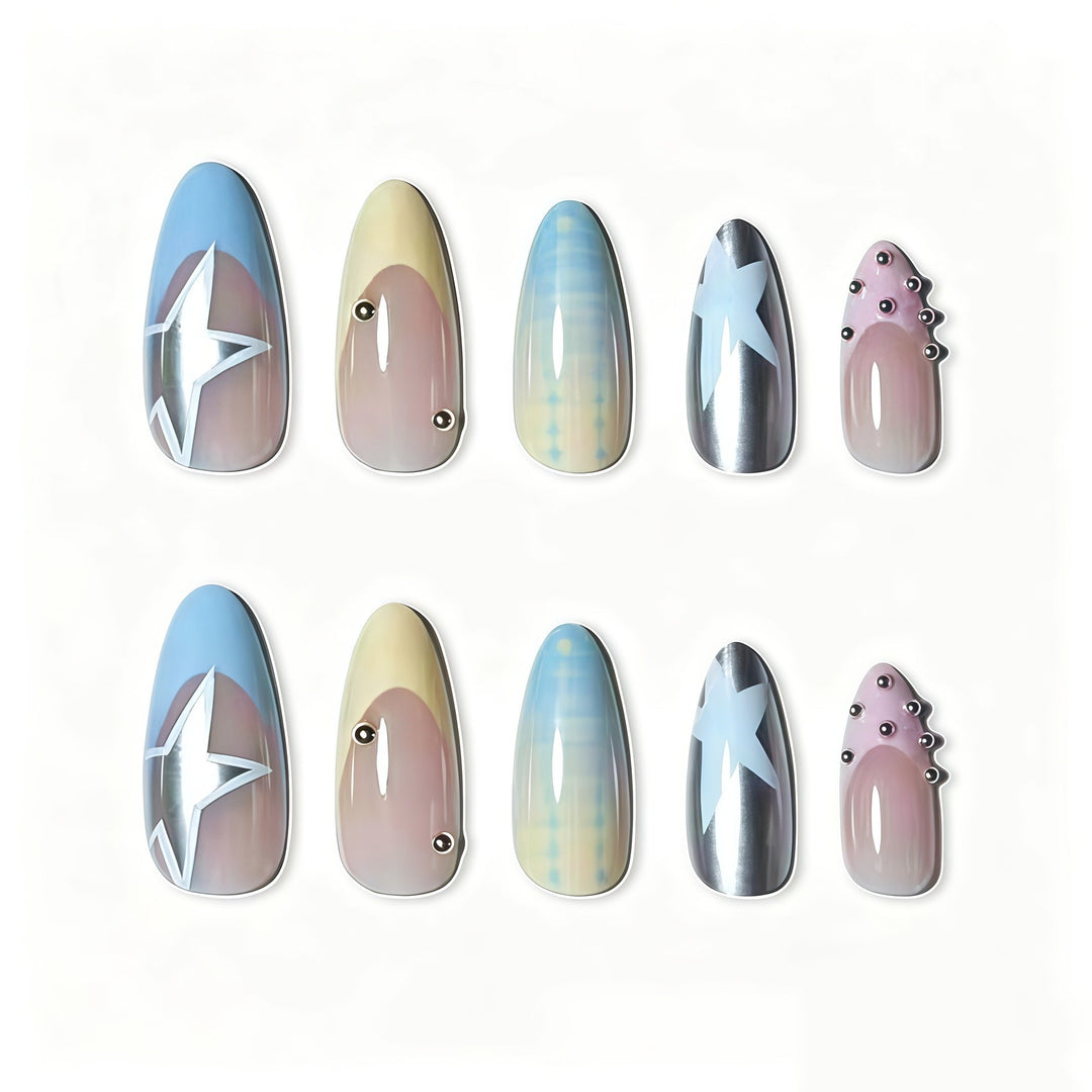 Chic Dekorative Druck-Ne Nail Art Karnz
