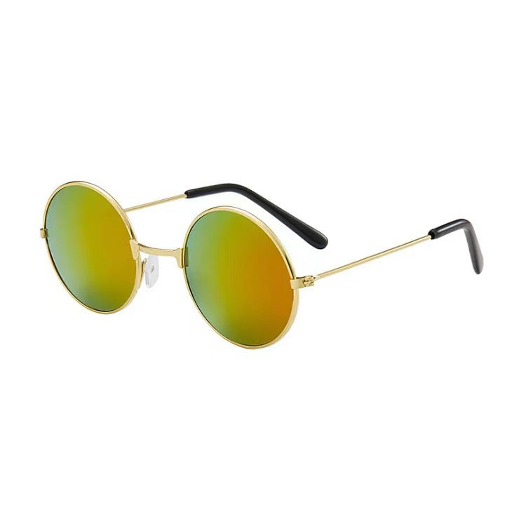 Retro Runde Glas Sonnenbrille Karnz