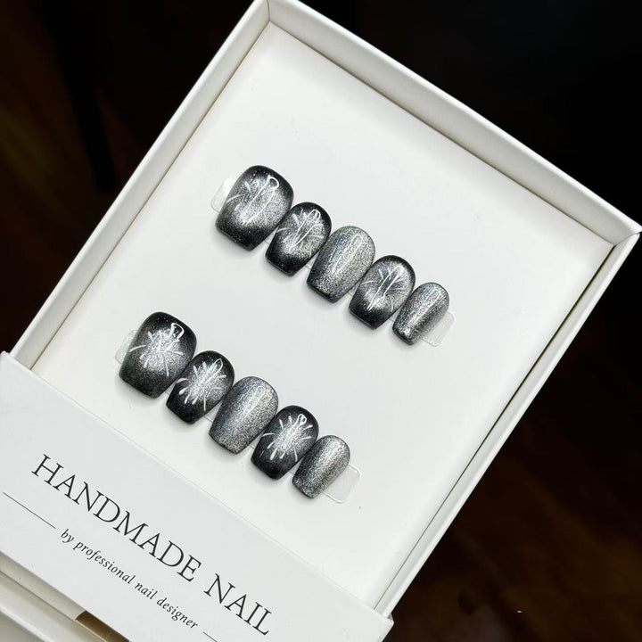 Handgefertigtes Künstlerisches Press-On Nails Set