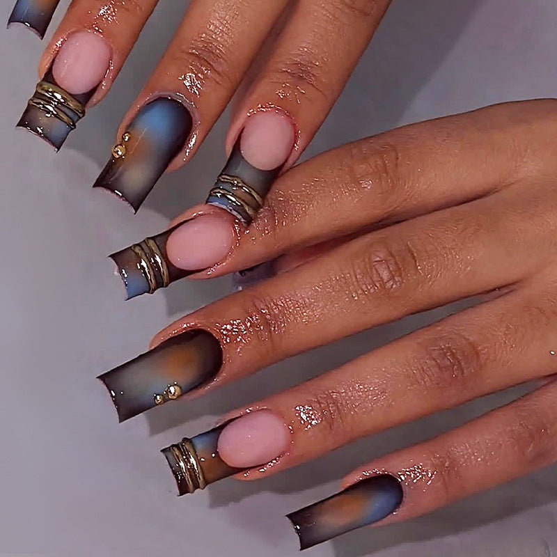 Ombre Press-On Nails Set Karnz