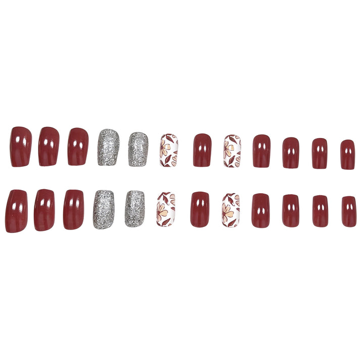 Künstlerisches Florales Nageldesign Karnz