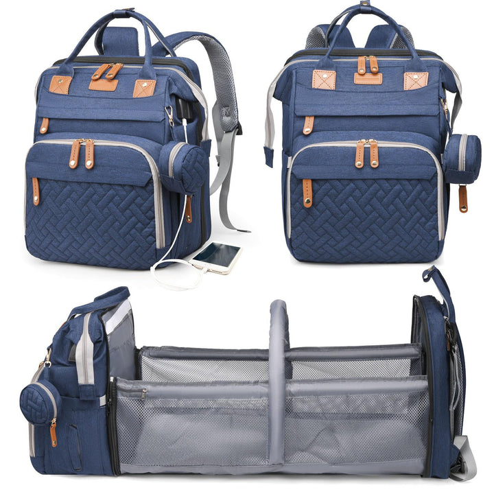 Unisex Multifunktionaler Rucksack mit abnehmbarem Reißverschluss und isolierter Fächer Karnz