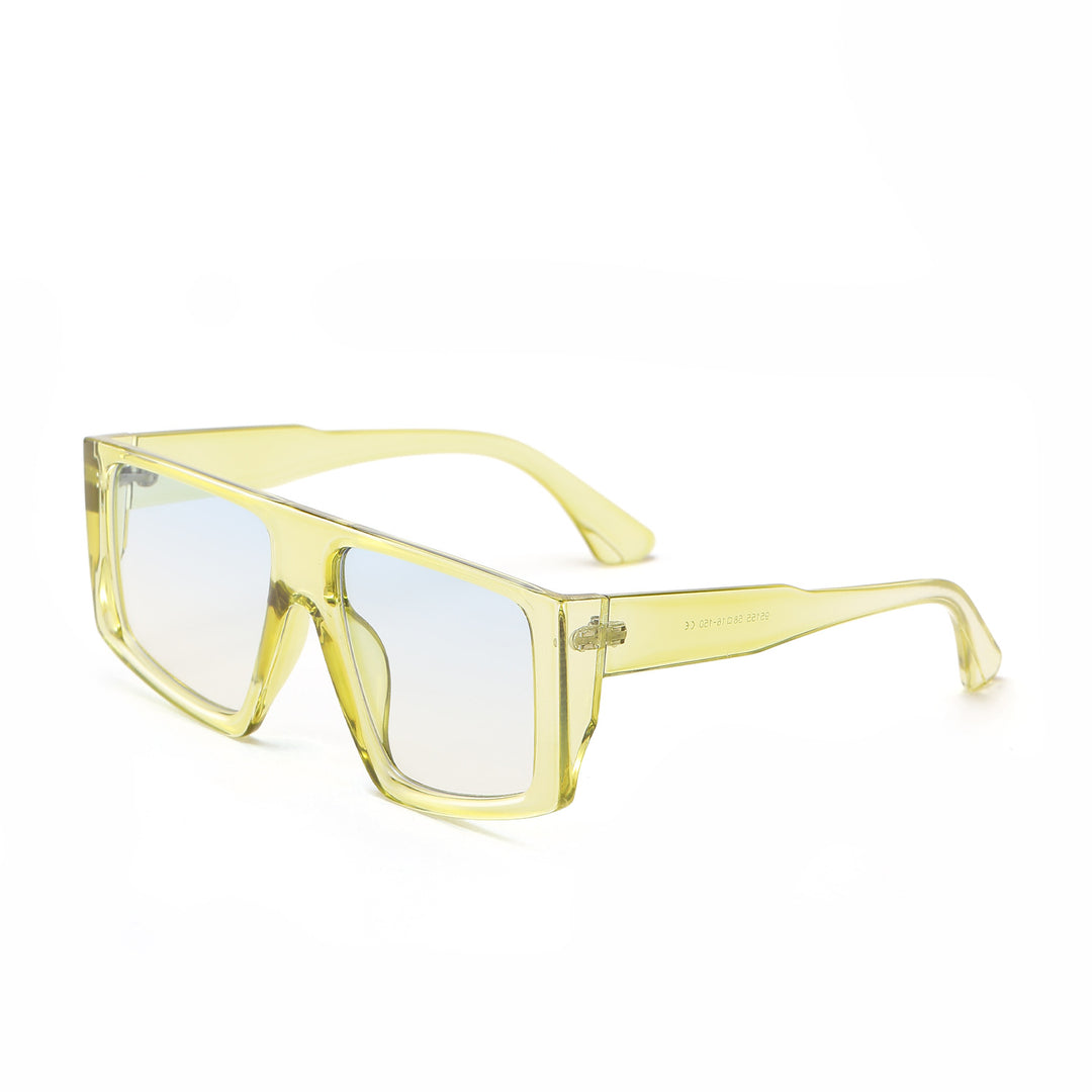 Damen oversized geometrische Sonnenbrille Karnz