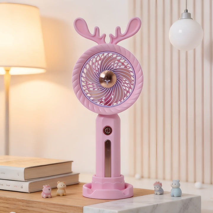 Damen Tragbarer Handventilator mit innovativer Windtechnik und USB-Ladefunktion Karnz