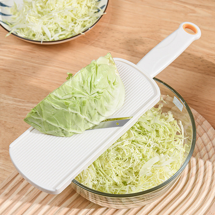 Ultra-Thin Julienne and Shredder Mandoline with V-Sharp Stainless Steel Blade and Safety Food Holder