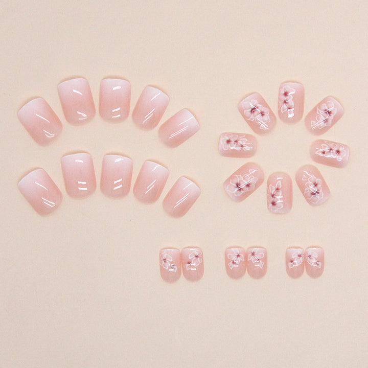 Elegante Florale Druck Nagelkunst Tipps Karnz
