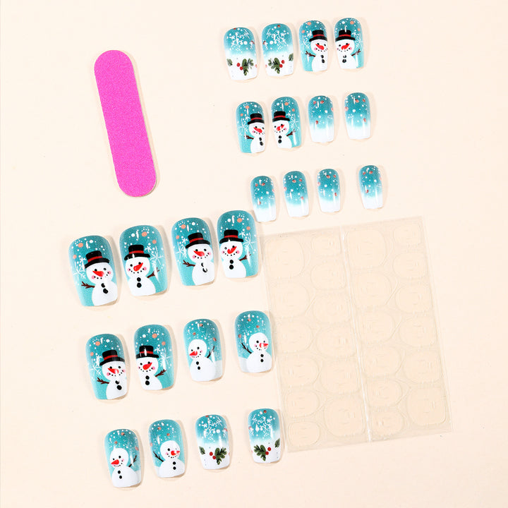 Festliche Winter-Themen 3D Nagelkunst Extensions Karnz 1789713261