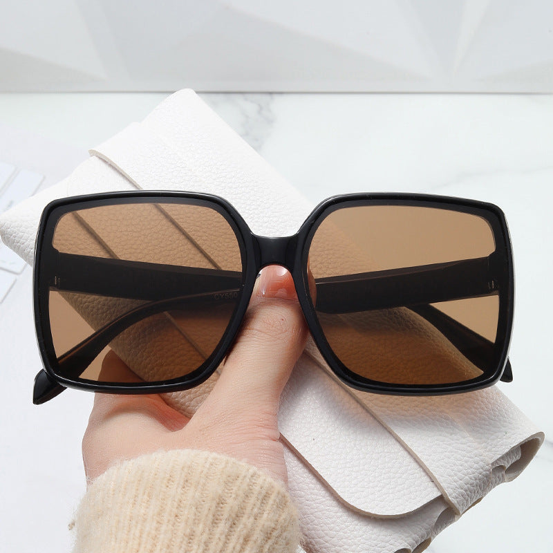 Damen oversized Sonnenbrille im modernen Schildpatt-Design Karnz