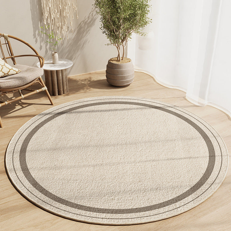 Eleganter runder Teppich