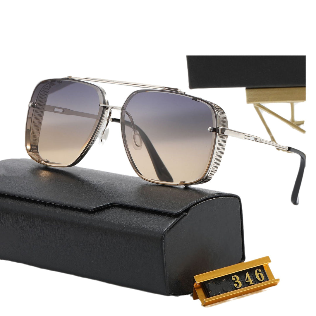 Damen Designer-Sonnenbrille mit stilvollem eckigem Rahmen und UV-Schutz Karnz