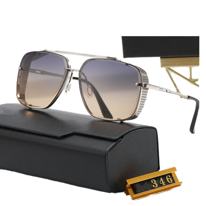 Damen Designer-Sonnenbrille mit stilvollem eckigem Rahmen und UV-Schutz Karnz
