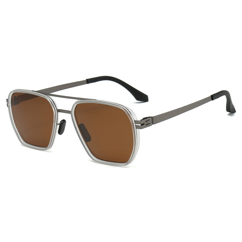 Damen moderne oversized quadratische Sonnenbrille Karnz