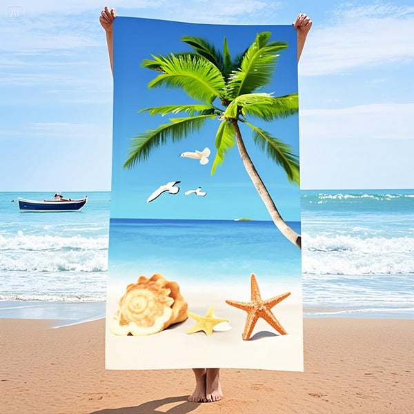 Künstlerisches Strandtuch Karnz