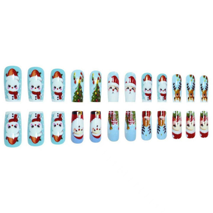 Festliches Feiertags-Charakter-Nagelkunstset Karnz