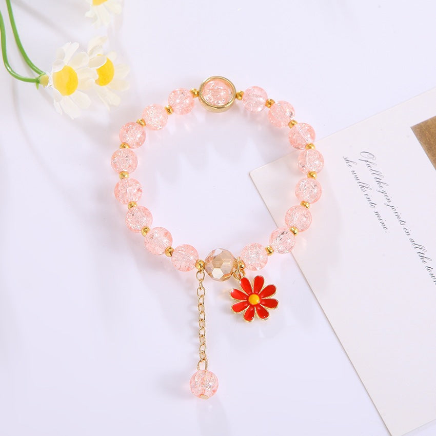 Elegantes Armband mit Blumenanhänger Karnz