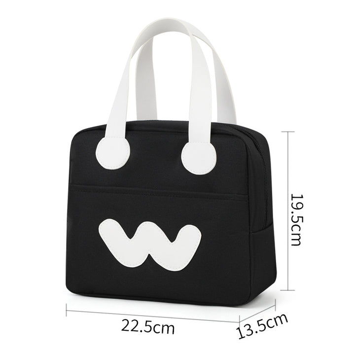 Lustiger Charakter Isolierte Lunch Tasche