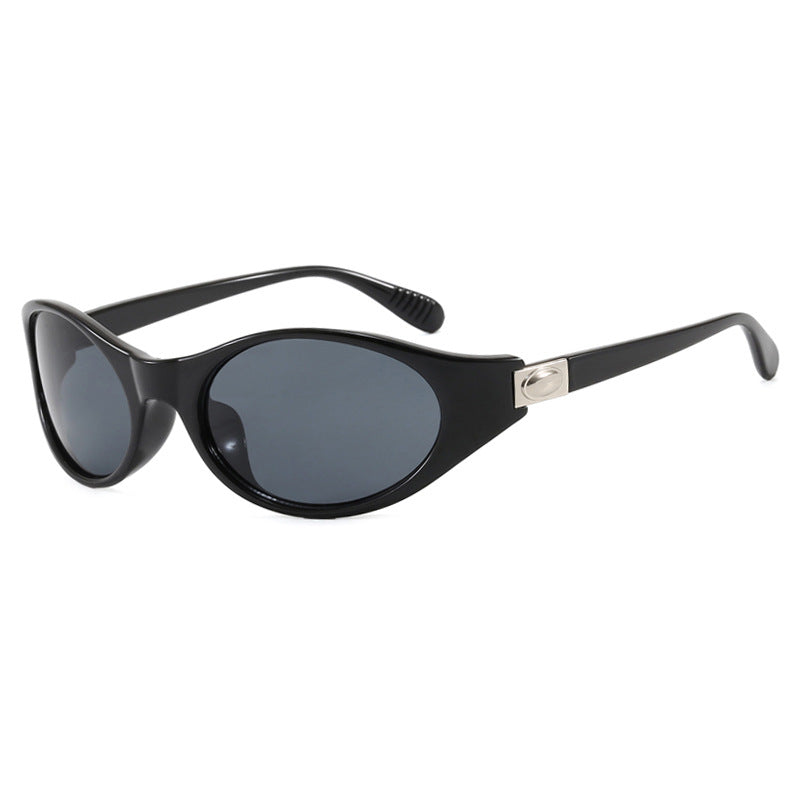 Damen stilvolle Sonnenbrille im eleganten Ovaldesign mit schützendem UV-Filter Karnz