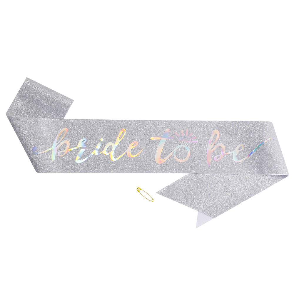 Damen Glitzernde Braut-Schärpe Karnz