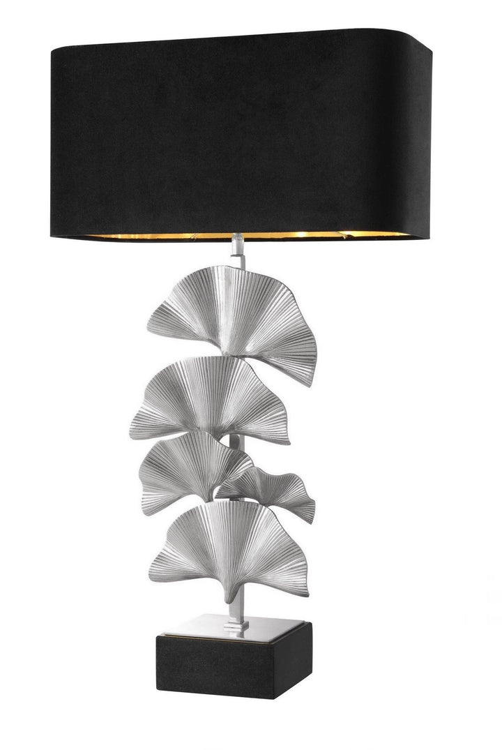 Künstlerische Tischlampe mit Ginkgo-Blatt-Design