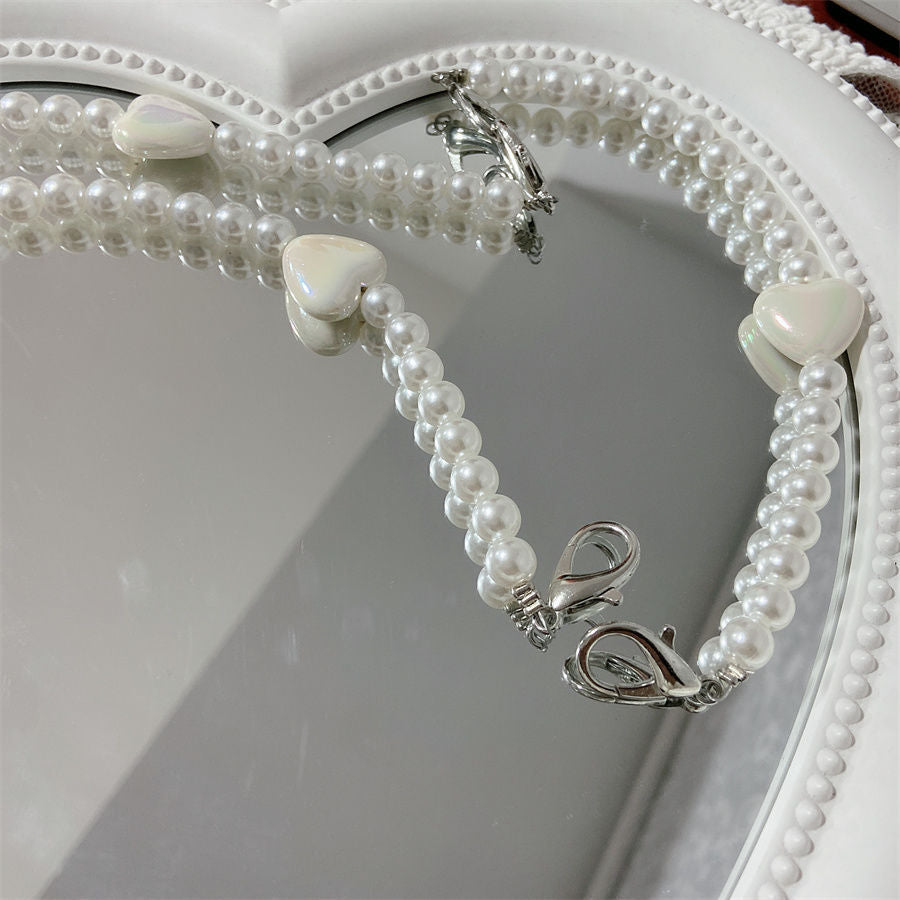 Eleganter Perlenbesetzter Brillenhalter Karnz