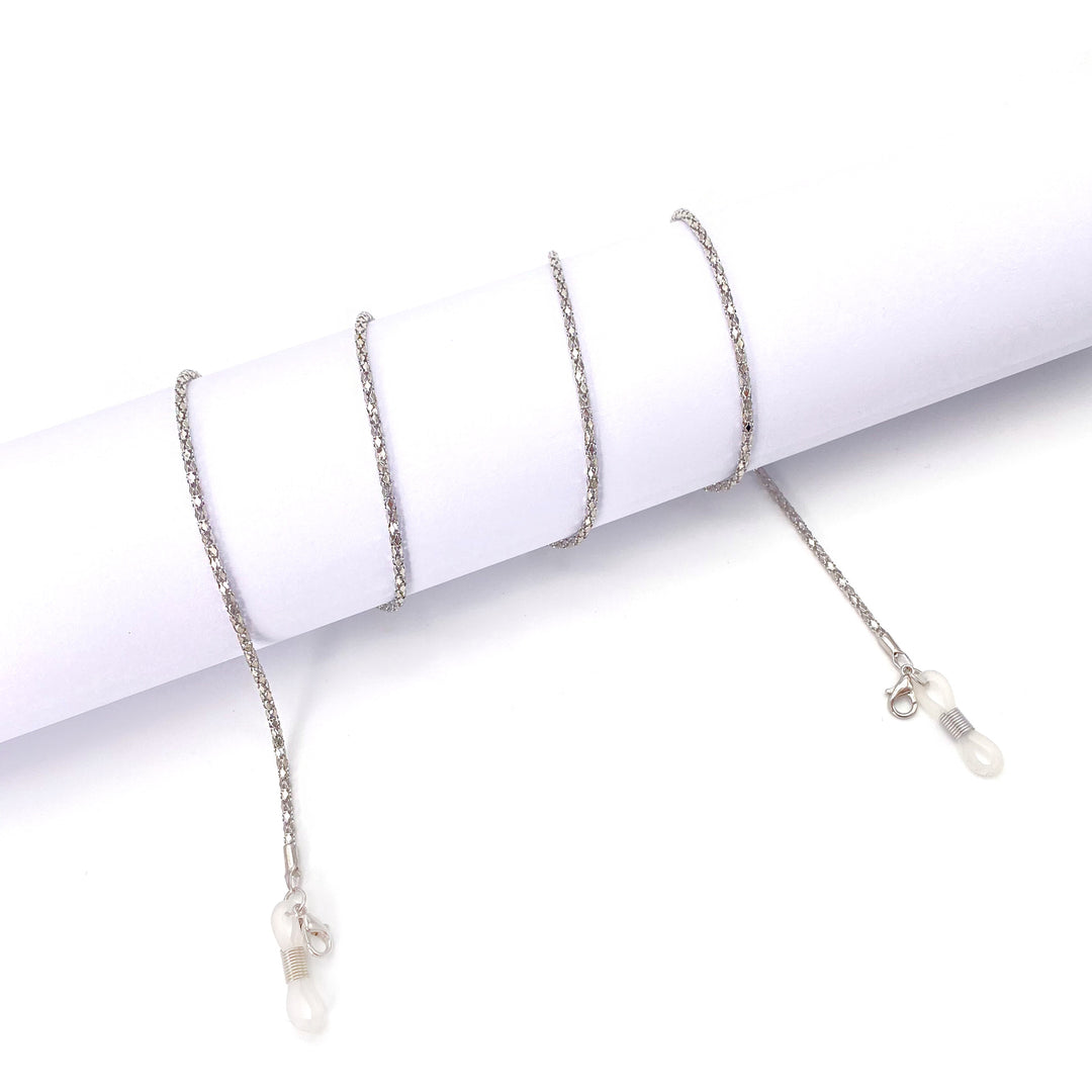Minimalistische Kette Fußkettchen mit Kristall-Detail Karnz