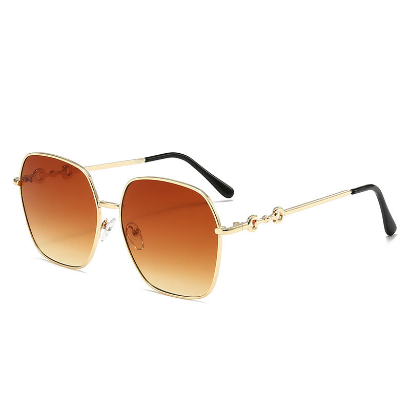 Chic Breite Rahmen Sonnenbrille