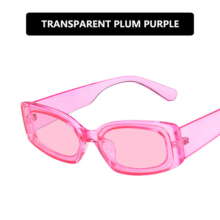 Damen modische Sonnenbrille mit vorteilhaftem UV-Schutz und transparentem Rahmen Karnz