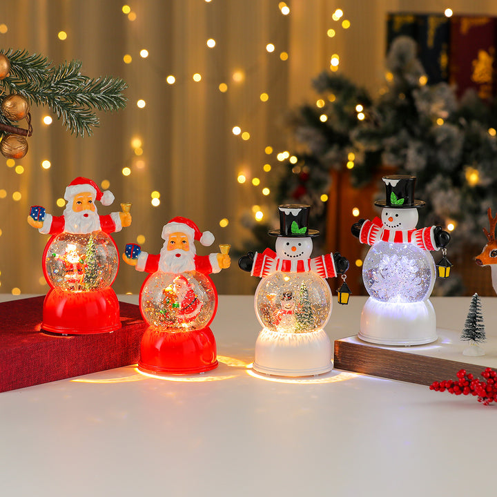 LED-beleuchtete Schneekugel Figurine Karnz