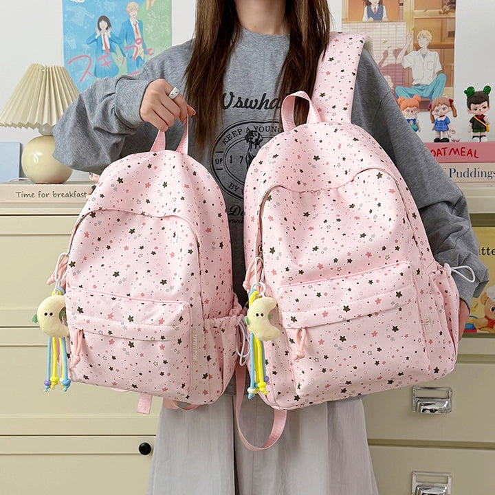 Spaß Stern-Muster Rucksack Karnz