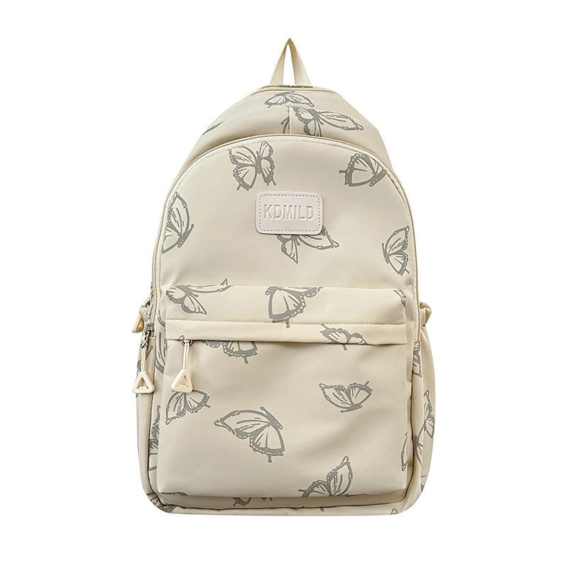Stylischer Schmetterlingsdruck Rucksack Karnz