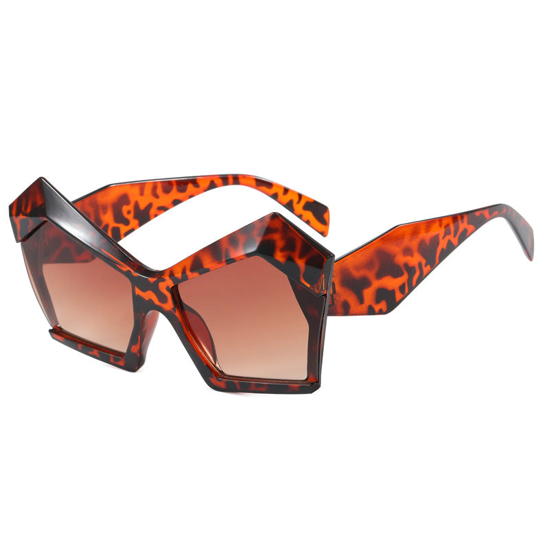 Damen geometrische Designerbrille Karnz