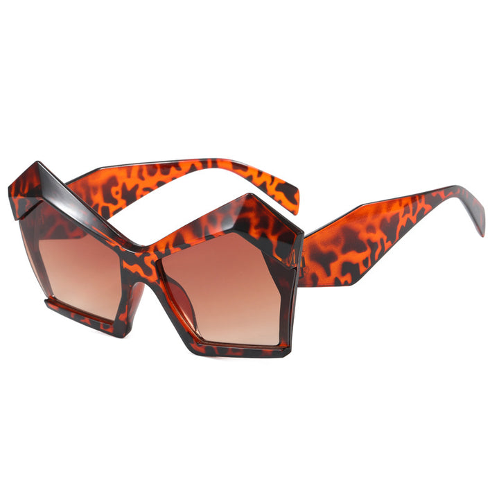 Damen geometrische Designerbrille Karnz