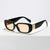 Damen trendige Sonnenbrille mit modischem Klarglasrahmen und UV-Schutz Karnz