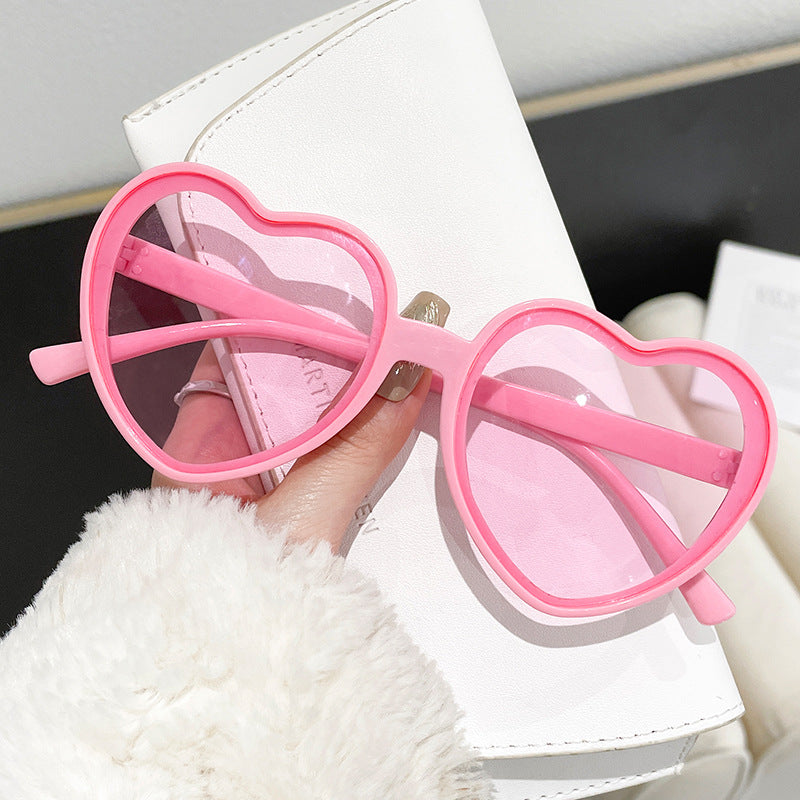 Damen verspielte Herzform Sonnenbrille Karnz
