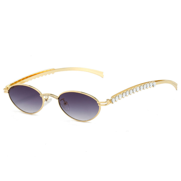 Elegante ovale Rahmenbrille Karnz