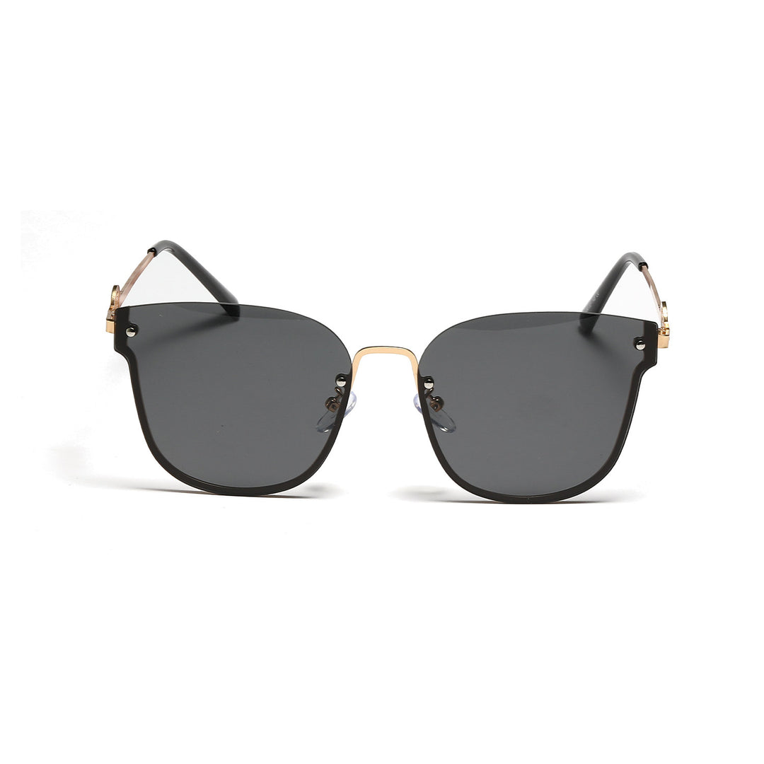 Damen modische oversized Sonnenbrille mit einzigartigem Verlauf Karnz