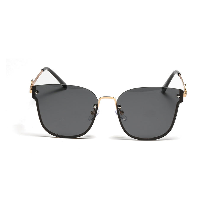 Damen modische oversized Sonnenbrille mit einzigartigem Verlauf Karnz